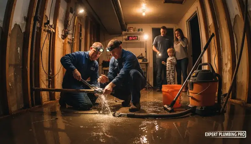 Expert Plumbing Pro - late-night-burst-pipe-repair-for-a-fort-lupton-family-home