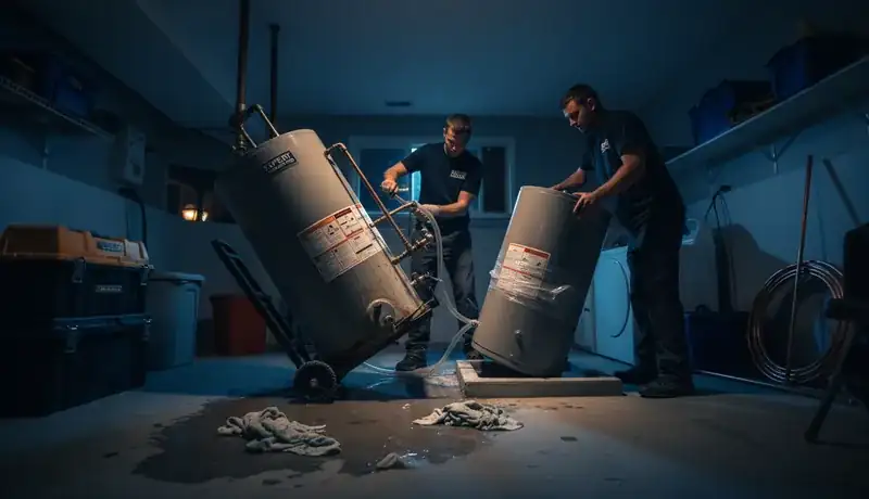 Expert Plumbing Pro - late-night-water-heater-failure-and-replacement-in-fort-lupton-co